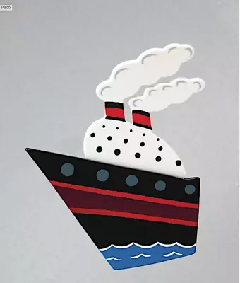 Large Ocean Liner Brooch By Marie-Christine Pavone • $124.34