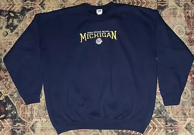 Univsersity Of Michigan 2005 Rose Bowl Sweatshirt Size 2XL • $19.99