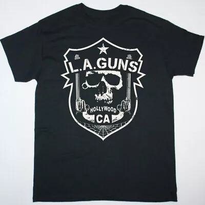 L.A. GUNS RENEGADES SHIELD Heavy Cotton Black All Size Unisex Shirt • $16.99