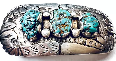 Gentlemen Cowboy Or Lady Handy Size Navajo Well Made Hand Made Belt Buckle • $99