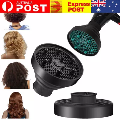 Universal Hair Dryer Diffuser Blower Cover Styling Salon Curly Hairdressing Tool • $12.99
