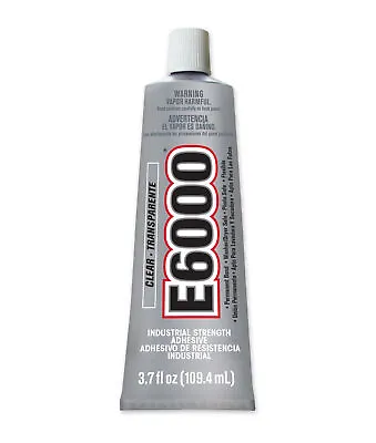 E6000 Multi Purpose Industrial Strength Adhesive Glue Clear 3.7fl Oz 109.4ml • £21.97