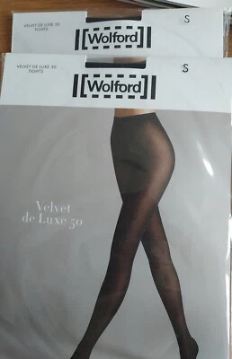 £15.99 • Buy 2 Pairs Wolford Velvet De Luxe 50 Opaque Tights, Small