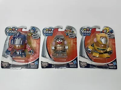 New Mr. Potato Head Transformers Rescue Bots Mixable Mashable Heroes Lot Of 3 • $24.99