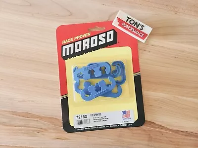 Moroso 72160 Ignition Spark Plug Wire Loom/Separators 7mm 8mm 9mm Blue Polymer • $15.99