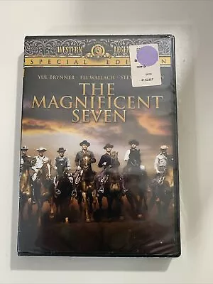 The Magnificent Seven - New DVD Classic Western Film Yul Brynner Steve McQueen • $6.99