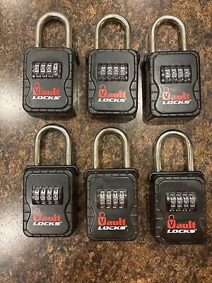 Vault Locks 3200 Key Lock Box Waterproof Combination Hanging Lock Keysafe 6-PACK • $55