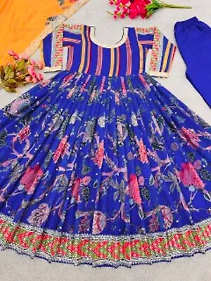 Pakistani Indian Wedding Party Wear Dress Bollywood Suit Anarkali Ethnic Gown • $94.60