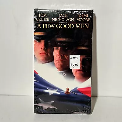 A Few Good Men ©1993 Tom Cruise Watermark SEALED *BUY 2 GET 1 FREE VHS* • $10