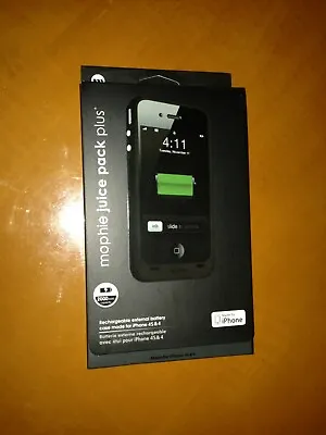 Mophie Juice Pack Plus Rechargable Battery & Case In One For Apple IPhone 4 & 4s • $4.99