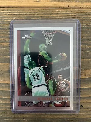 1997-98 Topps Chrome Michael Jordan #123 HOF Chicago Bulls • $1.99