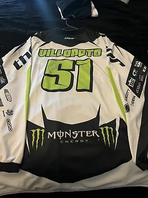 Signed Thor Monster Energy Pro Circuit Motocross Jersey Ryan Villopoto XXL. • $300