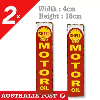 Shell Motor Oil LogoOld Vintage Rusted Logo Sticker • $7.10