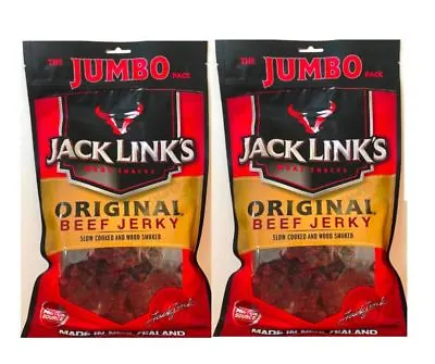 2x Jack Link's Original Beef Jerky Made In New Zealand 310g JUMBO Pack  • $41.69