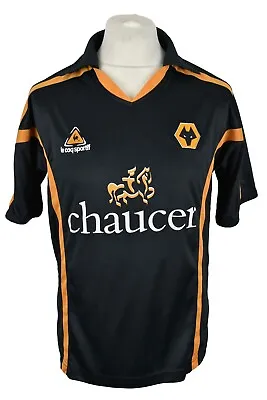 LE COQ SPORTIF Wolverhampton Wanderers 2005-06 Away Football Shirt Size M Mens • £19.44