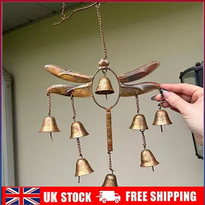 Dragonfly With Bells Wind Chime Wind Chimes Tree Decor Garden Decoration UK • £12.99