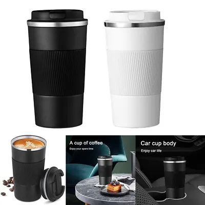 £9.39 • Buy 510ML Stainless Steel Leakproof Insulated Thermal Travel Coffee Mug Cup Flask