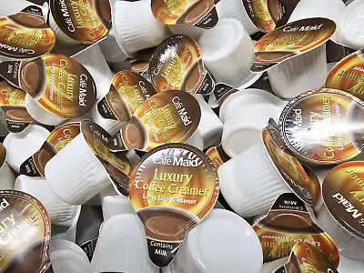 120xCafé Maid Luxury Coffee Creamer Serving Pots Individual Portion Easy Opening • £19.99