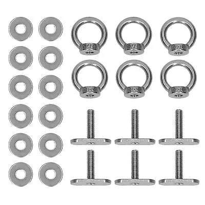 $18.93 • Buy Kayak Rail Track Mount Tie Down Eyelet Track Rail  For Fishing