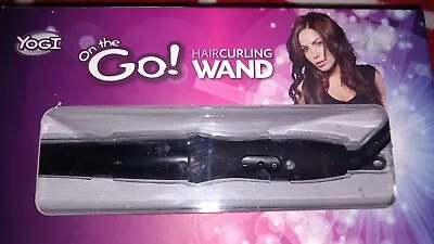 Yogi On The Go! Hair Wand Black With Free Glove Great Curls • £14.49