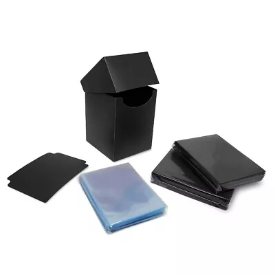 BCW Card Combo Pack Deck Box 100 Guards Inner Sleeves 64x89mm Fit MTG Acid Free • $13.07