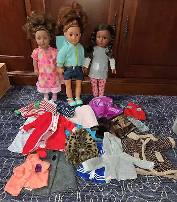 Large Lot Of Our Generation/Adora/My Life Dolls & Clothes - Excellent Condition • $19.99