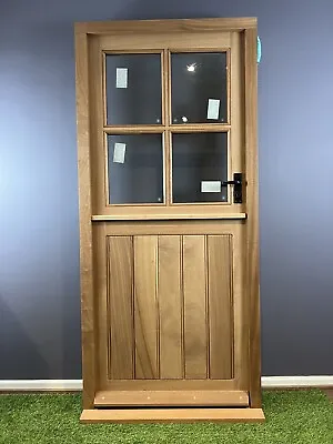 Exterior Double Glazed Stable Door Sapele 900mm X 1980mm Cancelled Order (10) • £1750