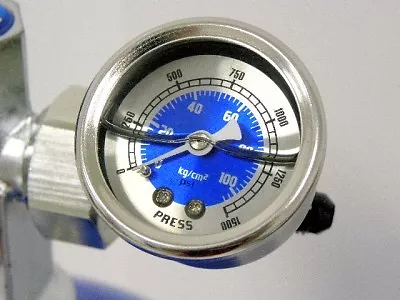 Nitrous Pressure Gauge Kit 4an For Express Bottle Blue • $24.95