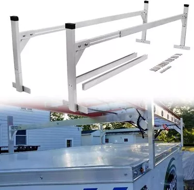 Adjustable Aluminum Trailer Ladder Rack For All Size Trailers 400 Lbs Capacity • $159.99