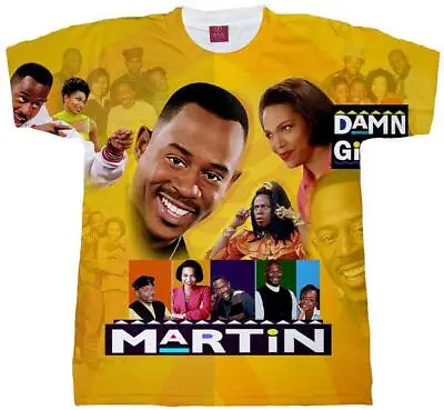 Martin Lawrence T-shirt. DAMN GINA. Martin Lawrence TV SHOW BLACK COMEDY TEES • $24.99
