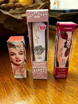 Marilyn Monroe MAC Lipstick No. 819 Hard Candy Lip Balm Nude & Strawberry NIB • $65