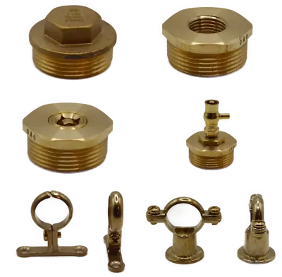 Cast Iron Radiator BRASS Reducing Bushes End Plugs Bleed Valves Pipe Fittings • £1.95