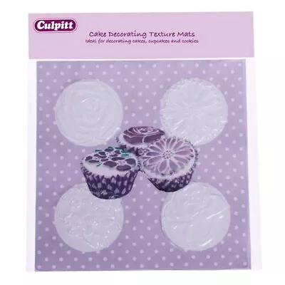 £2.99 • Buy Cake Decorating Texture Mat FLOWERS Cupcake Cookies Fondant Impression Culpitt