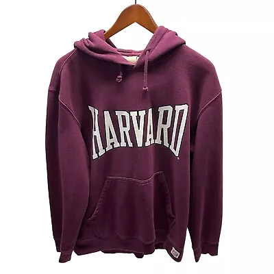 Harvard University Sweatshirt Drawstring Hoodie H&M Distressed XL Y3 • $10.99