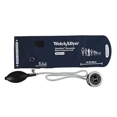 Welch Allyn Aneroid Sphygmomanometer With Cuff (#DS45-11) Adult Size 11 • $80