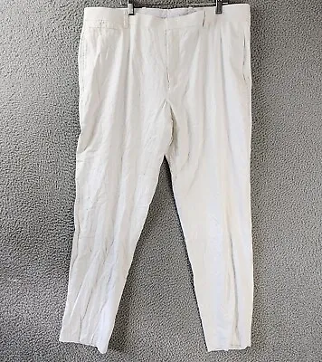 INC International Concepts Slim-Fit Linen Blend Suit Pants Men's 36 Bright White • $20.88