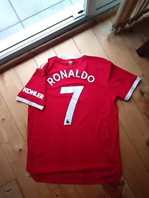 Manchester United Player Version Home Shirt 2021/22 Medium #7 Ronaldo • £45