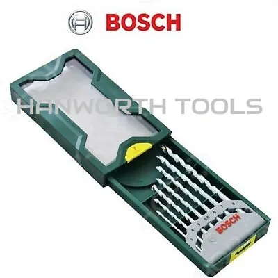 Bosch Masonry Drill Bit Set For Brick Stone X7 Pcs Carbide Hammer Drill Bits • £8.71