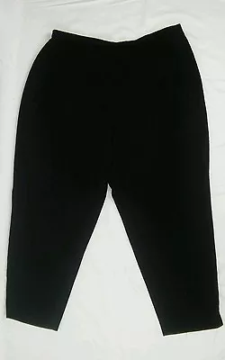 Amanda Smith Woman Black Dress Pants Plus Sz 22W • $18.39