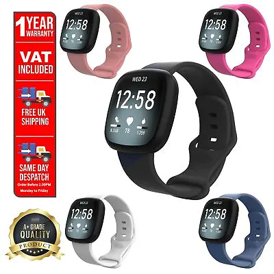 $6.59 • Buy For Fitbit Silicone Sport Watch Band Wristband Replacement Straps