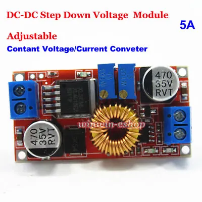 £3.89 • Buy 5A DC-DC Constant Current Voltage Regulator Buck Step Down CCCV Converter Module