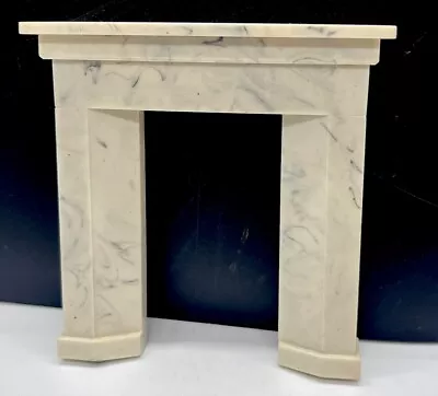 Dolls House Fire Surround Cream Marble Effect  1:12 Scale (80) • £6.99