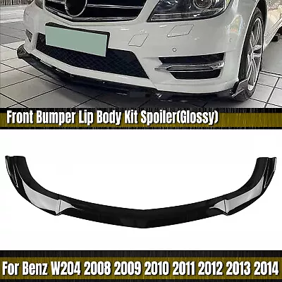 Front Bumper Spoiler Lip For W204 C200 C250 C300 2008-2014 MO • $78.53