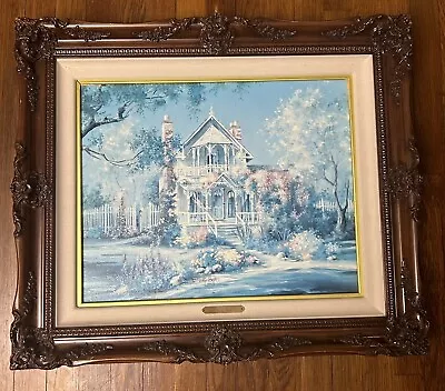 Marty Bell 1993 The Jones Victorian Canvas Painting With Certificate 163/170 • $299.99