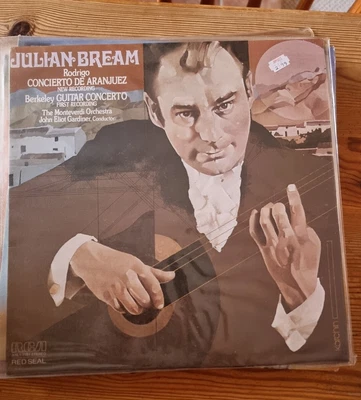 £2 • Buy Julian Bream/Rodrigo/Berkeley ~ Concierto De Aranjuez/Guitar Concerto Vinyl LP