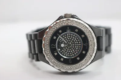 Daniel Steiger Unisex Black Ceramic Swiss Quartz Watch~Date~New Battery 7.75  • $75