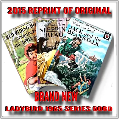 Ladybird Book Set Of 3  Sleeping Beauty  Red Riding Hood & Jack And Beanstalk • £6.90