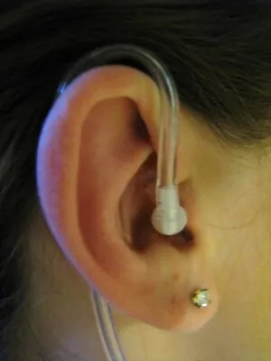 Semi Custom Ear Mold Medium Right For AcousticTube FBI Style Radio Headset • $7.95