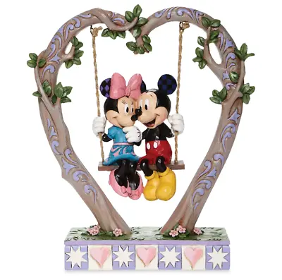 MICKEY & MINNIE MOUSE  Sweethearts In Swing  Figure Jim Shore Disney Traditions • $99.99