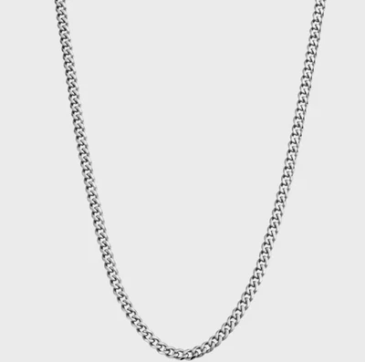 £89.99 • Buy Miami Cuban Chain [white Gold] [5mm]